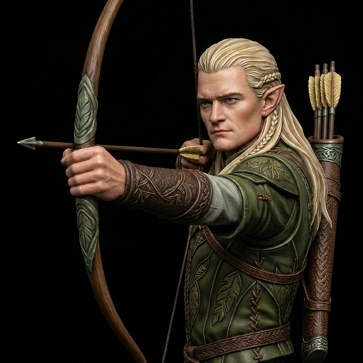 🧝 The Lord Of The Rings Legolas helm's deep Outfit・ STL File for 3D ...