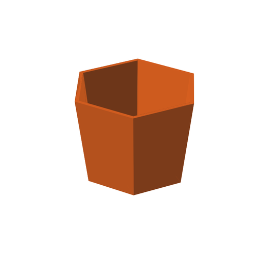 Hexagon Planter Pot — Geometric Succulent Planter with Drainage