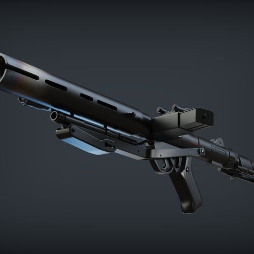 DEATH TROOPER BLASTECH E-11D RIFLE 1:1 scale・ STL File for ・Cults
