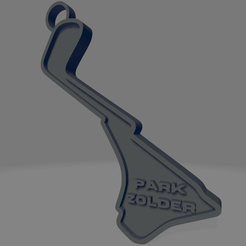 Park-Zolder.png STL file Park Zolder Keychain・3D printing design to download