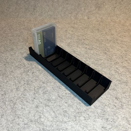 Stand holder for MiniDV tapes