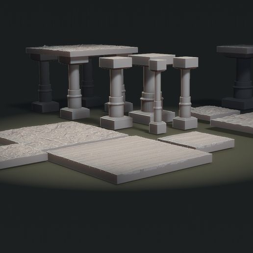 🎲 Tabletop terrain pack 1・Free STL File for 3D printing・Cults