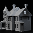 BP4.png N-Scale House 'The Bridgeport' 1:160 Scale STL Files