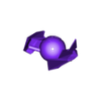 electroculus_noCrystals.stl STL file Electroculus Earring - Genshin Impact・Design to download and 3D print