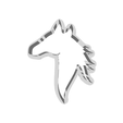 a C ‘ ww is cookie cutter Horse Animal Body Part, Animal Head