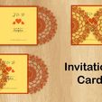 4.jpg Mandala style invitations for weddings, xv years, baptisms, etc. 10 models - Vectors laser engraving and cutting