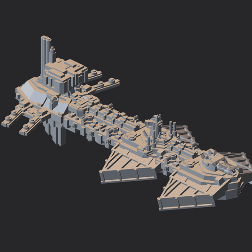 🎲 Frankenstein class light assault carrier raider・Free STL File for 3D ...
