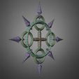 EternalFlamesPrint_frame_0090_wireframe.jpg Kingdom Hearts Axel Eternal Flames Chakrams for Cosplay