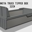 TAMIYA TRUCK TIPPER BOX 32(M Tamiya Scania - Tipperbox 32cm