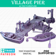 Pier_MMF.png STL file Village Pier・3D print model to download