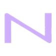 N.stl PS4 Letters and Numbers | Logo