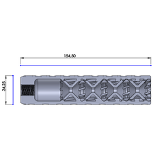 1.png STL file 0.22/5,56mm Suppressor gen4・3D print object to download
