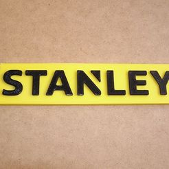 stanley.jpg STL file Stanley Logo manufacturer of high quality tools・3D printing idea to download
