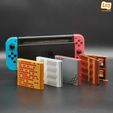 pic09.jpg 3D-Datei Elegante Aufbewahrungsboxen für Nintendo SWITCH-Spielkassetten (8 bis 18 Plätze)・3D-druckbares Design zum Herunterladen