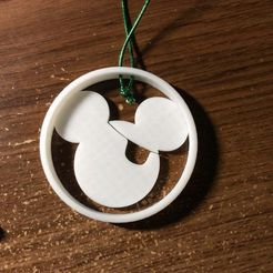 IMG_0637.JPG Free STL file Pirate Mickey Ornament・3D printer model to download