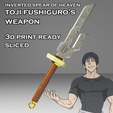 1.2.png Toji Fushiguro Dagger -- Jujutsu Kaisen Cosplay -- Inverted Spears of Heaven -- 3D Print Ready