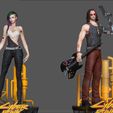 000.jpg CYBERPUNK 2077 JOHNNY SILVERHAND STATUE GAME CHARACTER sexy keanu reeves