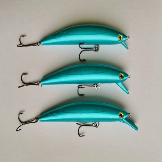 Wobbler 2 Fishing Lure 100mm 3D model