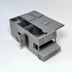 1.jpg Archivo STL Campervan Print-in-Place・Modelo para descargar e imprimir en 3D