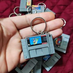 IMG_20221229_113953.jpg STL file Snes keychain (snes keychain)・Model to download and 3D print