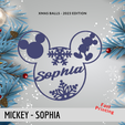 67.png Christmas bauble - Mickey - Sophia