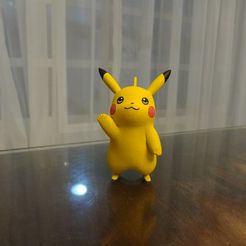 DSC01883.JPG Fichier STL gratuit Pikachu Pokemon EDLI3D・Modèle à télécharger et à imprimer en 3D