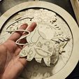 20240429_061123.jpg Laser Cutting Bulbasaur Evolution Plaque