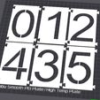 5.png 0-9 Number Stencil Set for Spray Painting - Easy, Lightweight Design
