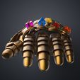 Thanos_Glove_DnD_3Demon-09.jpg 3D file The Infinity Gauntlet - Wearable DnD Dice Holder・3D printing template to download