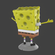 5.png Spongebob Happy sculpture 3D print
