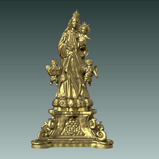 ✝️ virgin mary holding jesus christ madonna ta loreto