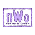 nWo logo1.stl wwf wwe NWO New World Order logo
