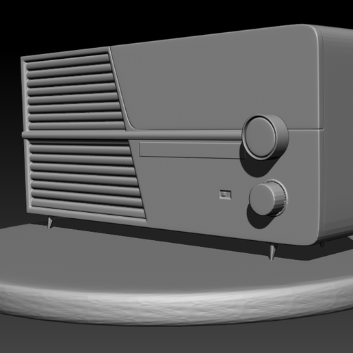 Radio 3D model