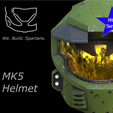 close-up.png Pro Series MK V helmet 3d print file