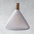 originalTrilone.jpg Triangular honeycomb mesh lamp