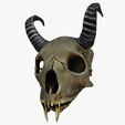 model-7.png Horned animal skull