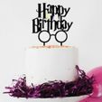 img3.jpg Birthday Cake Topper with Harry Potter Fonts - Commercial Version