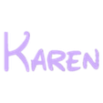 karen.stl 50 Names with Disney letters