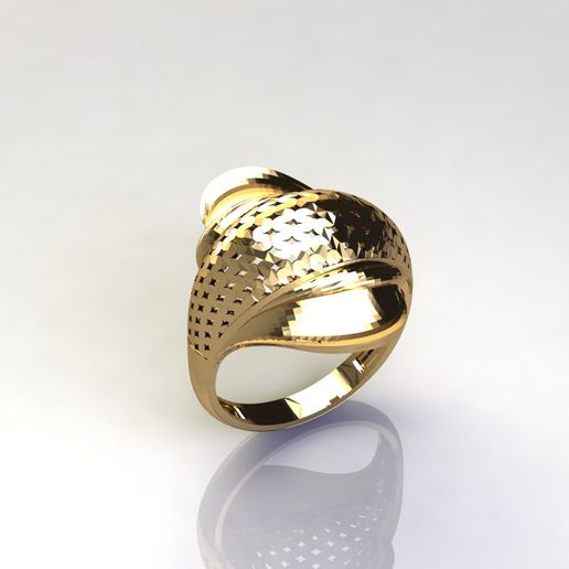 WOMEN PLAIN RING GROUP FTS READY STL 3D PRINT MODEL 3D model