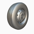 6.png Ford E-Transit Wheel (Rim + Tyre)