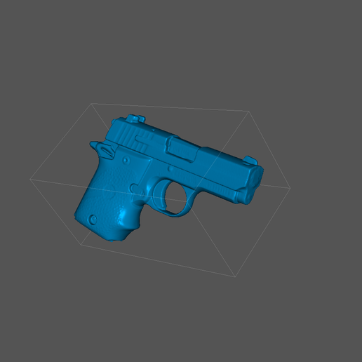 Sig P938 High Quality 3D Scan — Printable Folding Prop - 3D model önizlemesi
