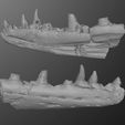 prognathodon_preview01.jpg STL file Mosasaur Jaw・3D printable model to download