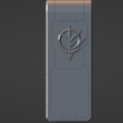 ZakuShield_0008_Layer-1.png Fichier 3D Zaku II 1/100 Bouclier personnalisé・Idée pour impression 3D à télécharger