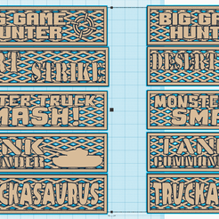 Gaslands_Race_Name_Signs_preview_3.png Free STL file Gaslands - Gate Signs for Races/Events・3D print design to download