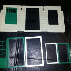 20190509_222727.jpg Free STL file Playmobil 1976 Western building (3422, 3423, 3424 etc.) door frame・Object to download and to 3D print