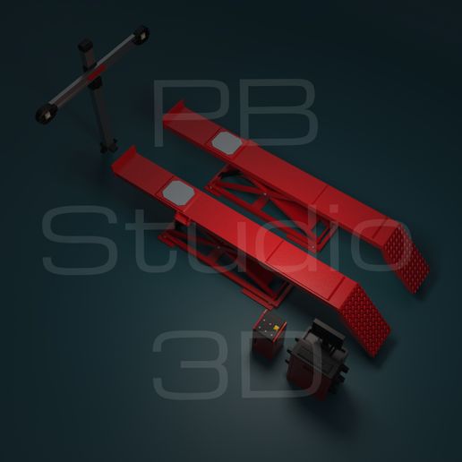 Lift3.jpg Alinhamento de rodas com elevador de automóveis