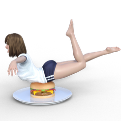 02.png A new Olympic sport. hamburger art.