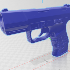 p99-1.png STL file Training pistol type Walther P-99・3D printable design to download