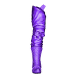 LegR (repaired).stl Fichier STL gratuit Chasseur noir・Plan imprimable en 3D à télécharger