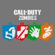 GT UY ZOMBIES GAS Call of Duty Zombies Key Ring